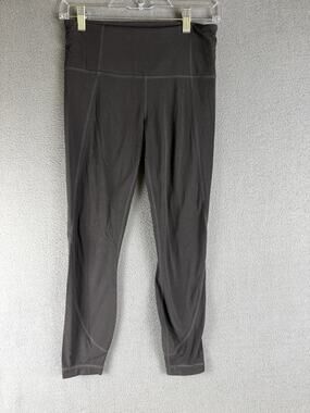 Athleta Women's Black Solid Pull-On Activewear Leggings Size S